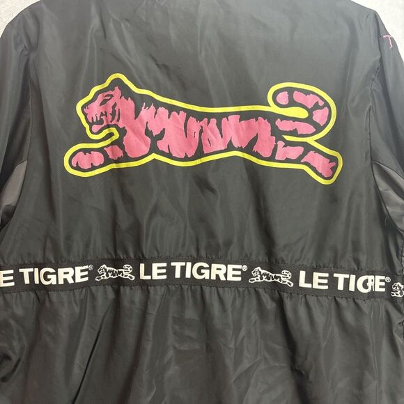 Le Tigre Pullover Jacket Half Zip Windbreaker Size Small - Picture 11 of 11